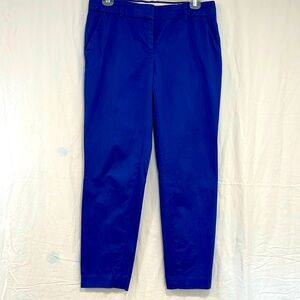 J. Crew Cotton Capris Pants in Periwinkle Blue - size 0